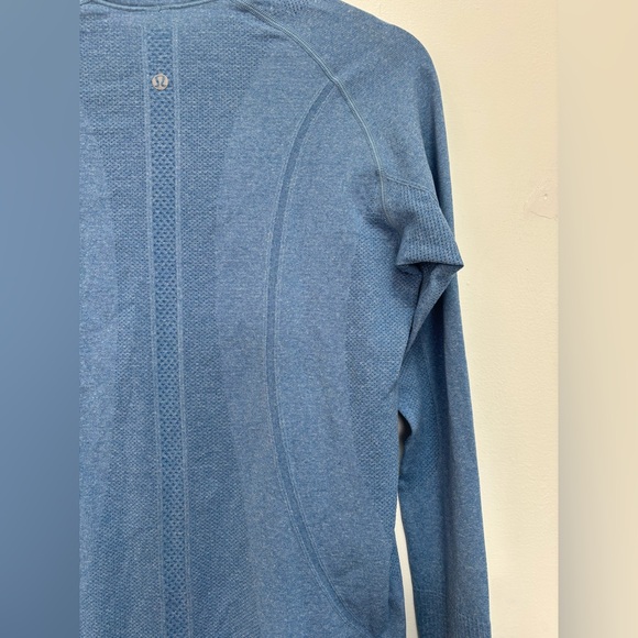 ✨Lululemon Athletica Run: Swiftly Tech Long Sleeve Limitless Blue Size 10 - Picture 12 of 16